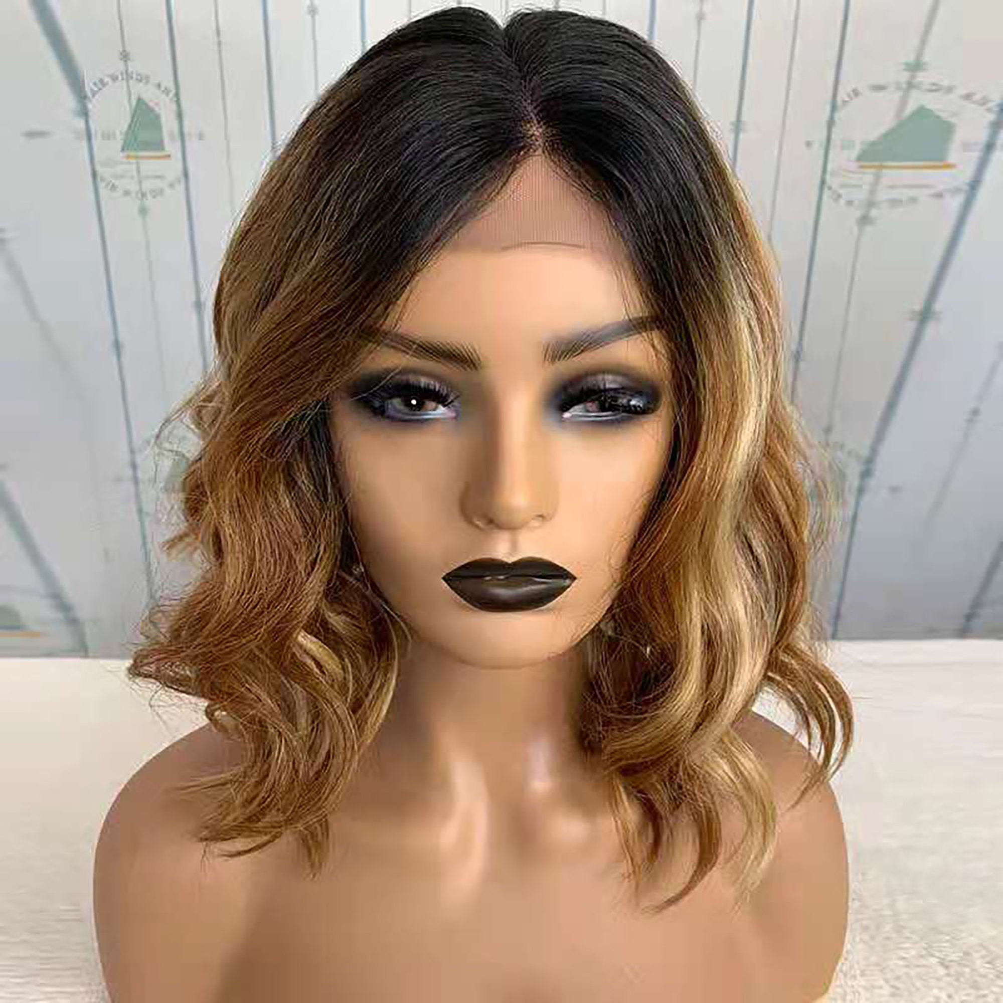 16inch ombre wig Long lace front wig T part wig 44 lace front Etsy