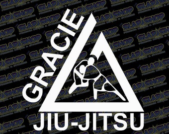 Gracie Jiu-Jitsu Die Cut Vinyl Decal for Car, Truck, Laptop, Window's CLICK to EXPLORE more colors and size options! And Free Shipping!