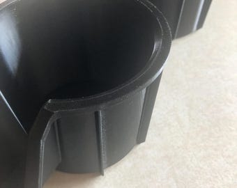 Toyota 4Runner 5th Gen Black PETG Cup Holder Insert Set