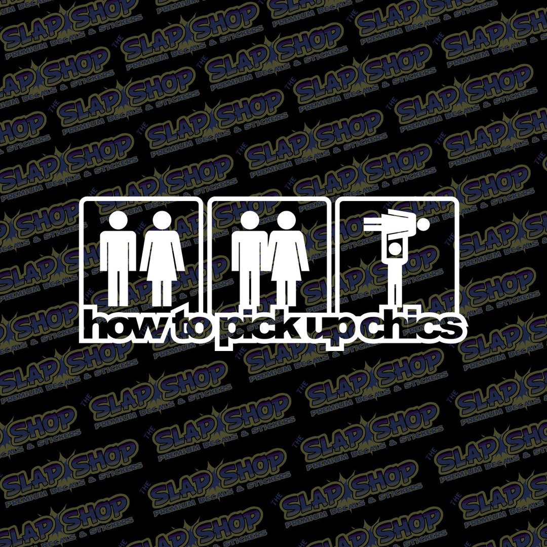 How to Pick up Chicks Vinyl Decal for Car, Laptop, Water Bottle - Etsy