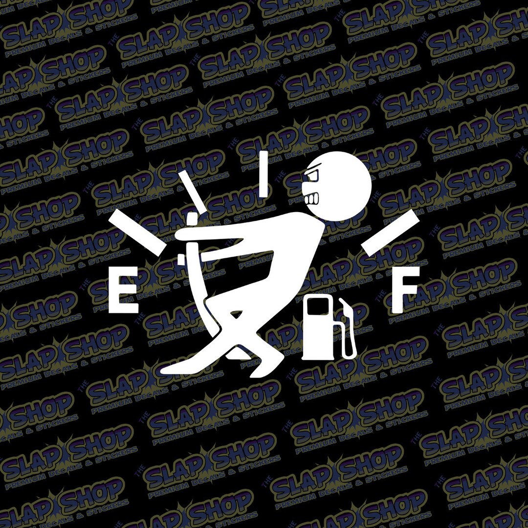 Gas on Empty Funny Vinyl Decal Sticker CLICK to EXPLORE More Etsy
