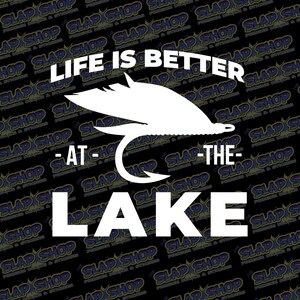 Its Better At The Lake Die-Cut Vinyl Decal - Stickers - Click to Explore Colors & Sizes - Perfect Gift - Free Shipping!