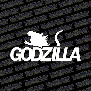 Godzilla, Vinyl Decal Sticker, 40 Patterns & 3 Sizes, #7195