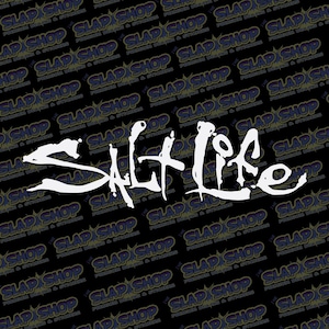Salt Life v2 Vinyl Decal – Beach & Fishing Lifestyle Sticker for Car or Tumbler