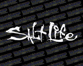Salt Life Vinyl Decal – Beach & Fishing Lifestyle Sticker for Car or Tumbler
