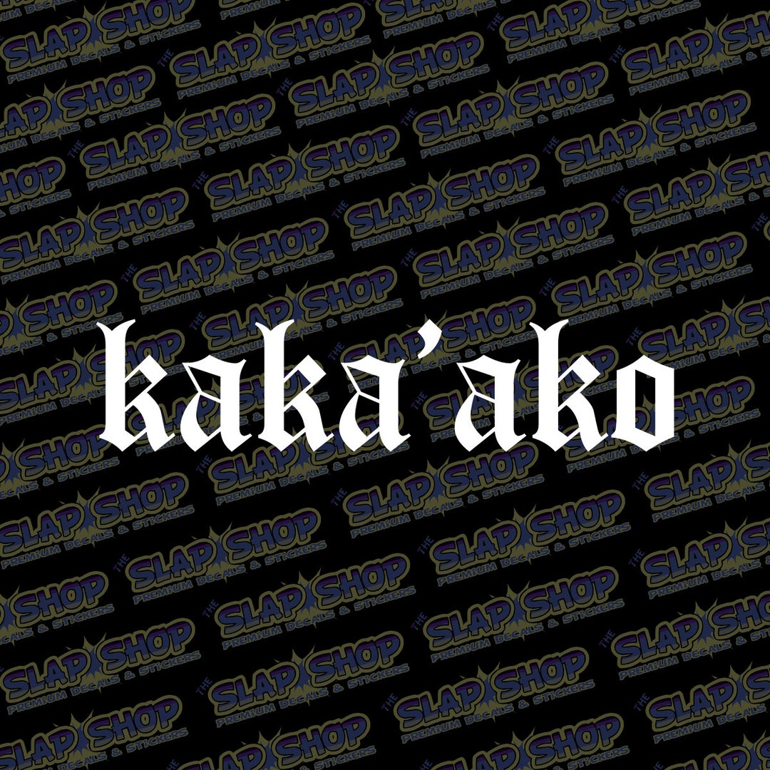 Kaka’ako Vinyl Decal | Hawaii Car Sticker | Honolulu Neighborhood ...