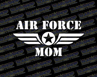 Air Force Mom Die Cut Vinyl Decal for Car, Truck, Laptop, Window's CLICK to EXPLORE more colors and size options! And Free Shipping!
