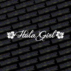 Hula Girl Die-Cut Vinyl Decal - Stickers - Click to Explore Colors & Sizes - Perfect Gift - Free Shipping!