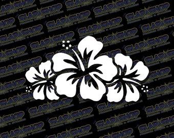 Hibiscus Die-Cut Vinyl Decal - Stickers - Click to Explore Colors & Sizes - Perfect Gift - Free Shipping!
