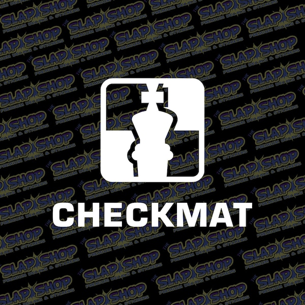 Checkmat Jiu-Jitsu Die Cut Vinyl Decal for Car, Truck, Laptop, Window's CLICK to EXPLORE more colors and size options! And Free Shipping!