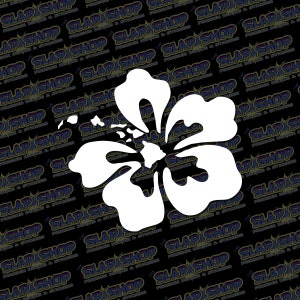 Hawaiian Hibiscus Flower Die-Cut Vinyl Decal - Stickers - Click to Explore Colors & Sizes - Perfect Gift - Free Shipping!