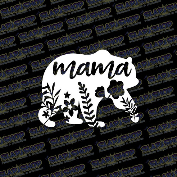 Mama Bear Die Cut Vinyl Decal CLICK to EXPLORE More Colors and Etsy