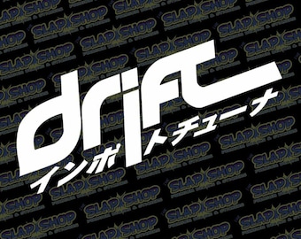 Drift Vinyl Decal | JDM Car, Laptop & Window Sticker