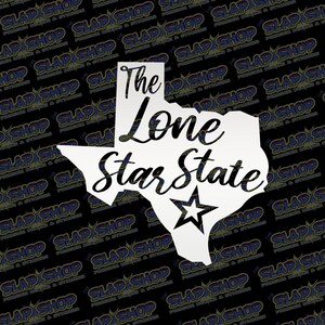 Texas Lone Star State Die-Cut Vinyl Decal - Stickers - Click to Explore Colors & Sizes - Perfect Gift - Free Shipping!