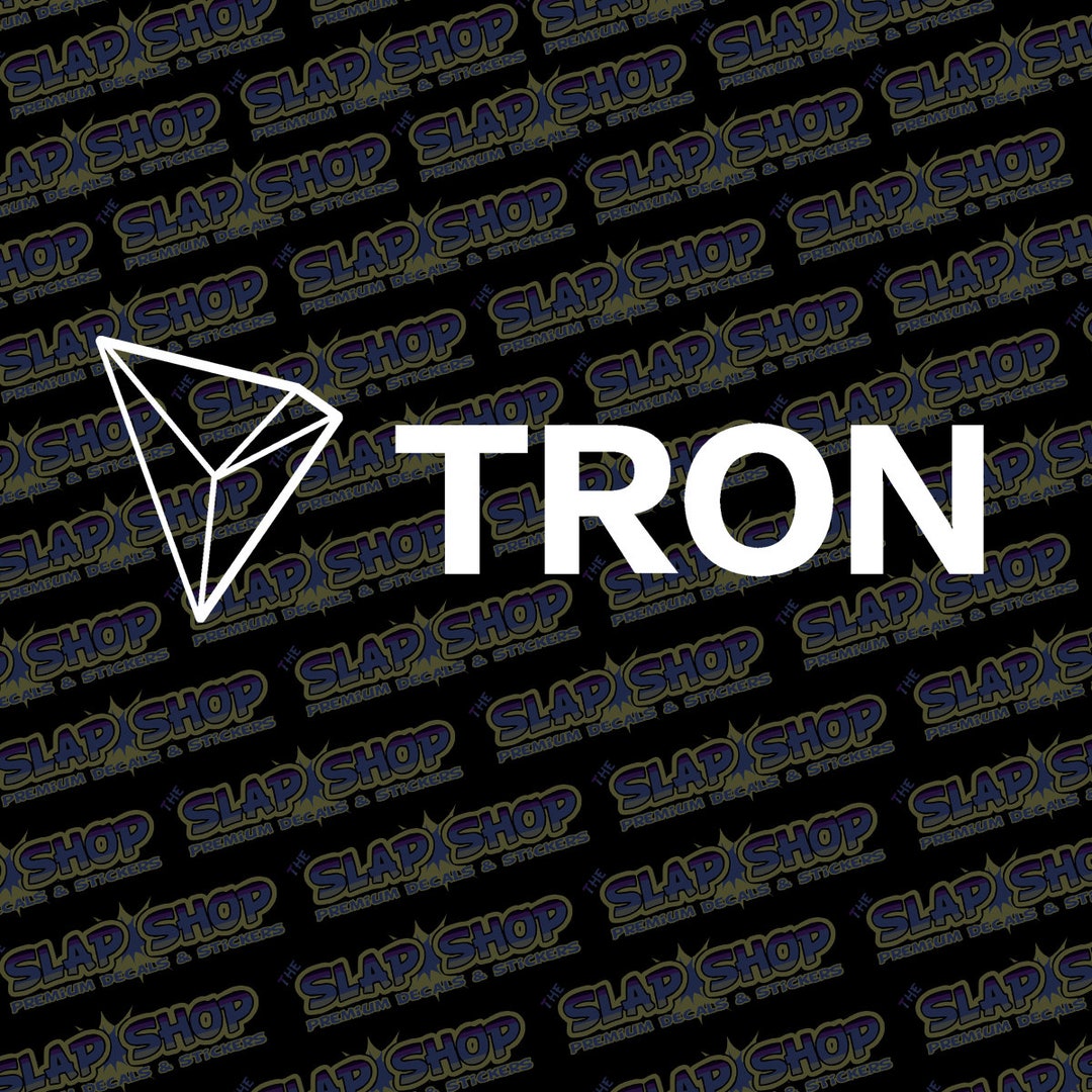 Tron TRX Vinyl Decal – Crypto Sticker – Blockchain Logo for Car or Laptop -  Etsy