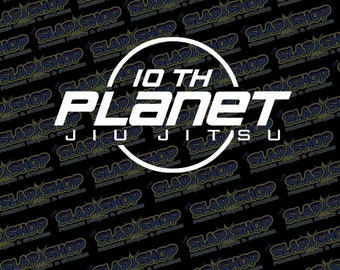 10th Planet Jiu-Jitsu Die-Cut Vinyl Decal - Stickers - Click to Explore Colors & Sizes - Perfect Gift - Free Shipping!