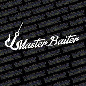 Master Baiter Hunting And Fishing Vinyl Decal - Stickers - Click to Explore Colors & Sizes - Perfect Gift - Free Shipping!