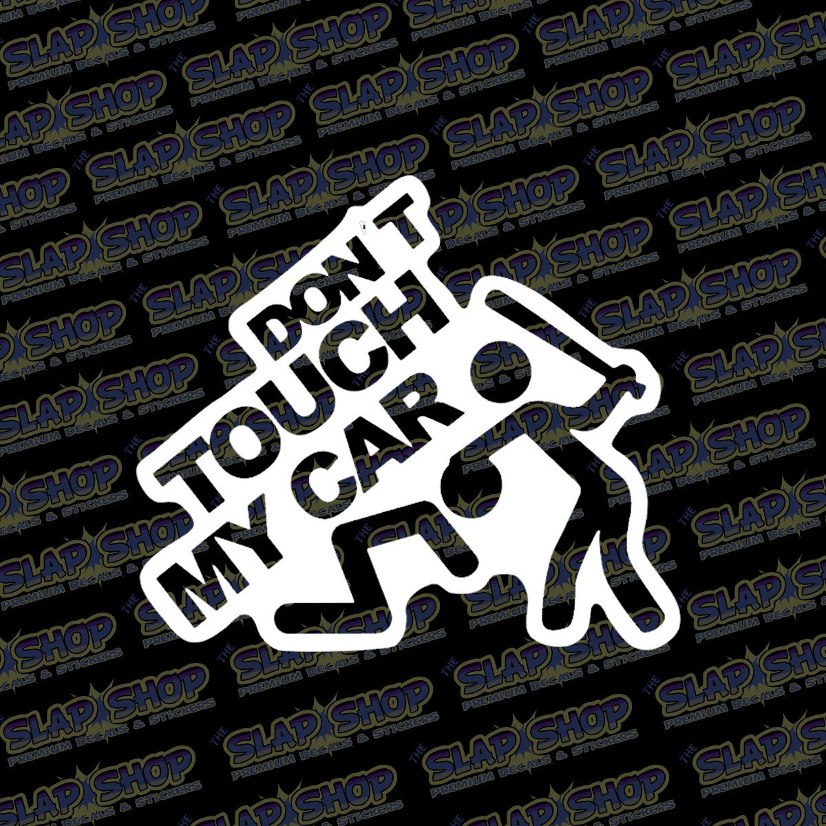 Don't Touch My Scania L 0069 (Blanc Mat) // Autocollant JDM