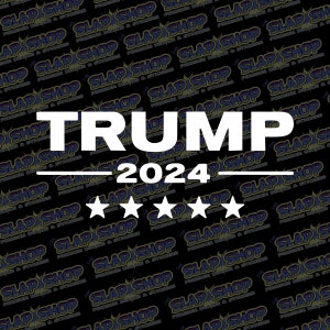 Trump 2024 Die-Cut Vinyl Decal - Stickers - Click to Explore Colors & Sizes - Perfect Gift - Free Shipping!