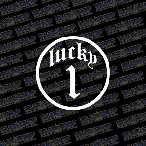 Lucky Number 1 Die-Cut Vinyl Decal - Stickers - Click to Explore Colors & Sizes - Perfect Gift - Free Shipping!