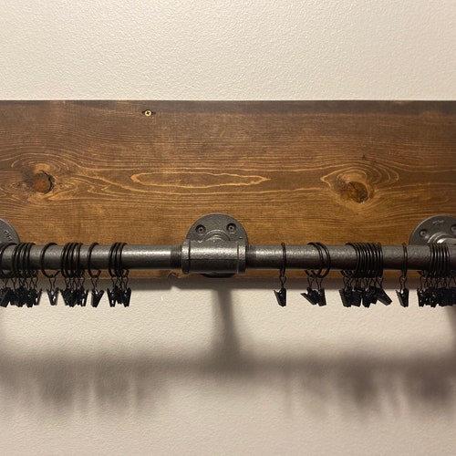 Custom Industrial Hat Rack Etsy