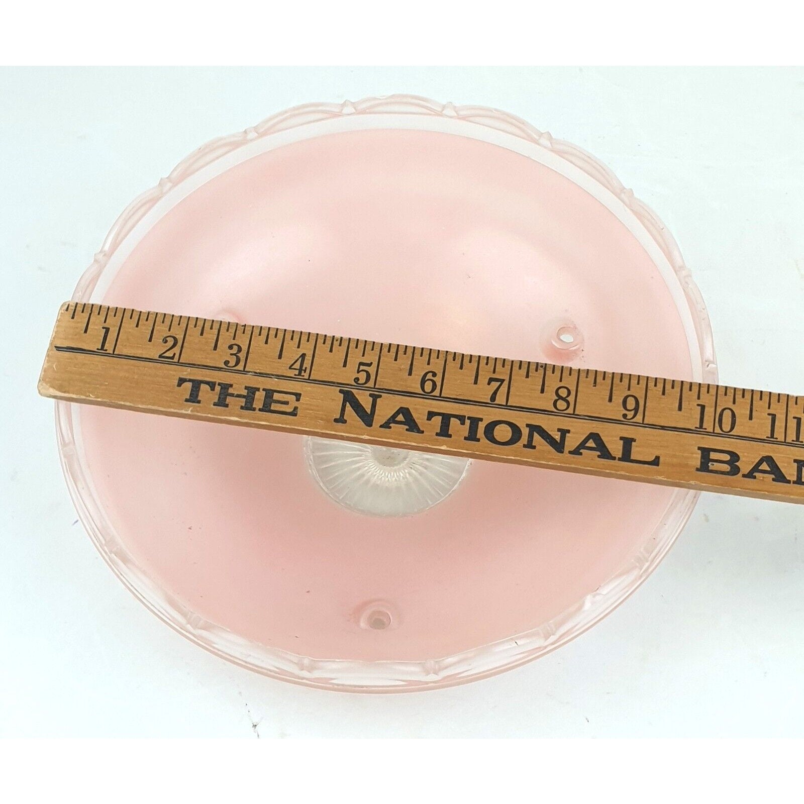 アールデコ 10インチ ピンク フロストガラス 天井ライトシェードカバー