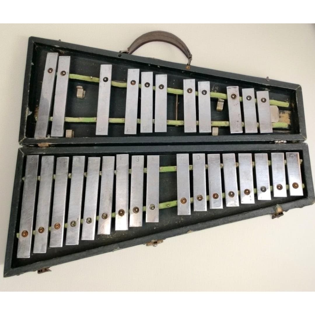 Del Vecchio デル・ベッキョ製 バンドリン 1988年 1930s Leedy 2.5 Octave Portable Glockenspiel Orchestra Bells Steel