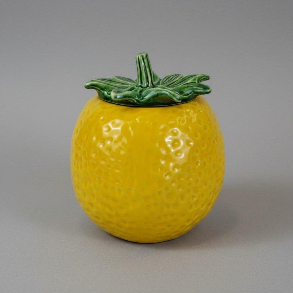 ハンドメイドカホン　レモネードイエロー　C Mccoy Lemon Cookie Jar - Etsy