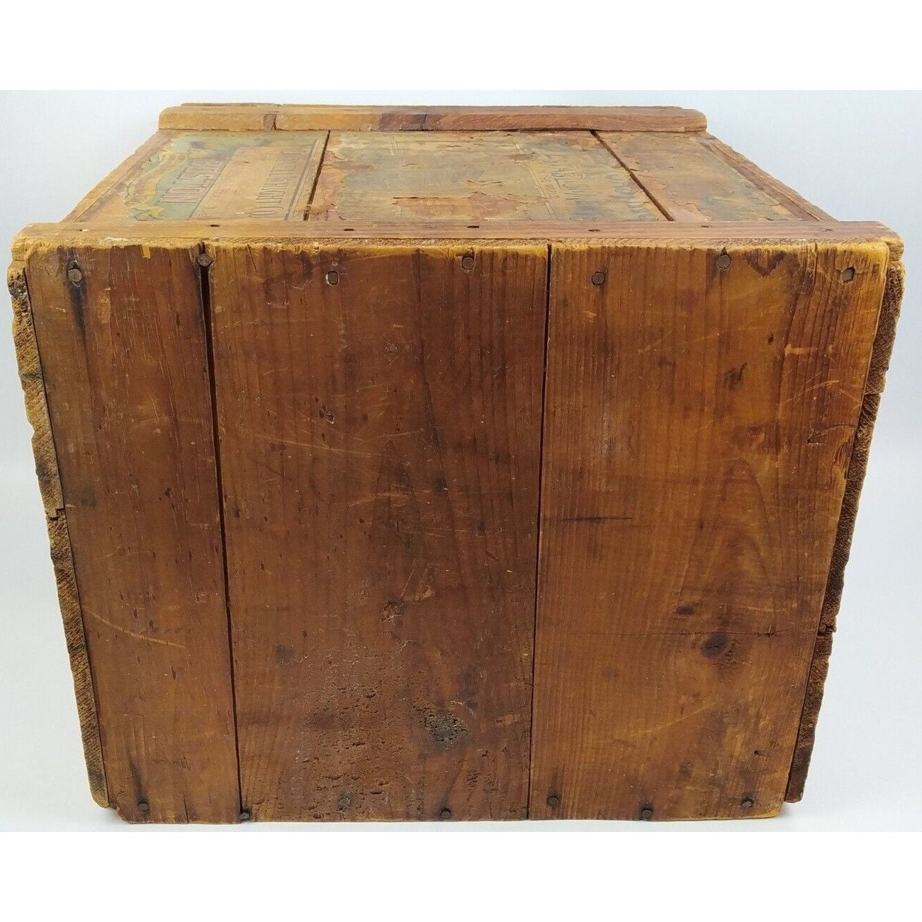 Antique Royal Coffee Dwinell Wright Boston Chicago Wood Box Ad