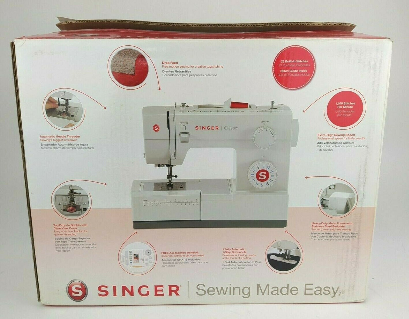 NEW Singer 44S Classic Sewing Machine 23 Stitches & Etsy