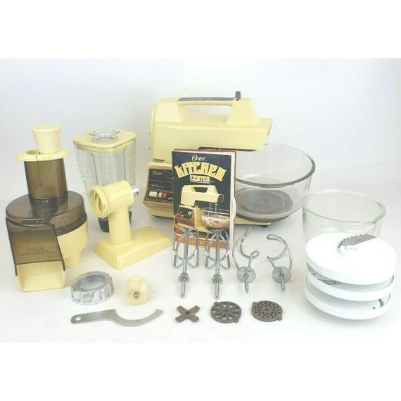 Complete Vintage Oster Regency Kitchen Center Mixer Set 21 Etsy