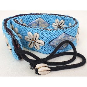 Cowrie Shell Belt Blue - Etsy display picture 1