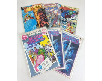 DC 80's Comic Book Lot The Wanderers, Cops, Firestorm Legion of Substitute Heros