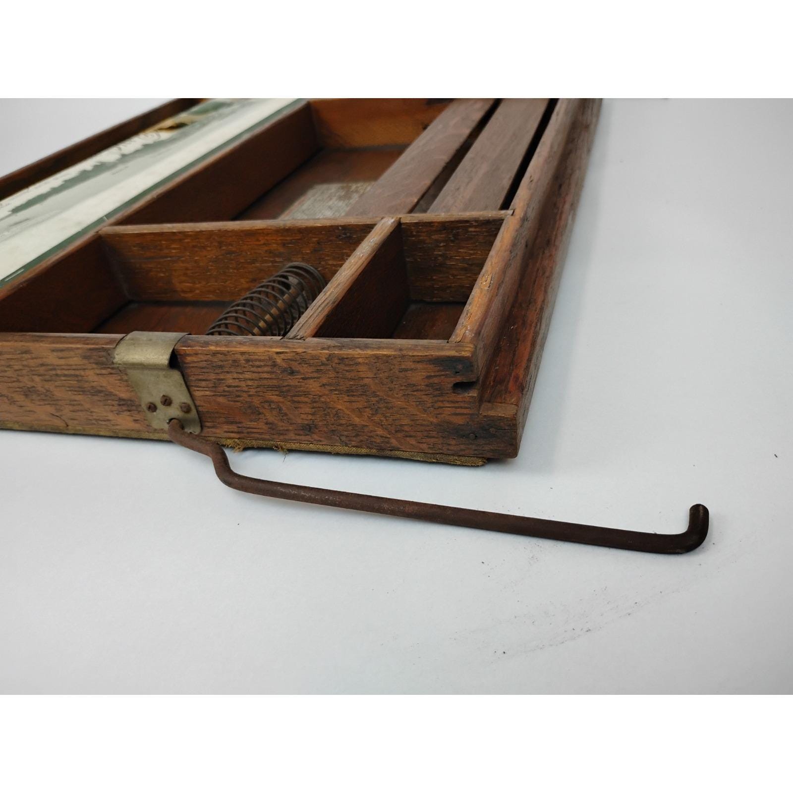 Antique 1913 Lewis E. Myers Chautauqua Industrial Art Desk  display picture 1