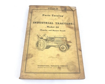 International Harvester Parts Catalog Model 20 Industrial - Etsy