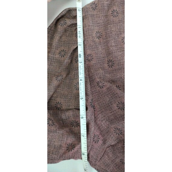 70s Marion Donaldson Women's Prairie Dress Fits 10 38" Bust 28" W Long Sleeve View 6