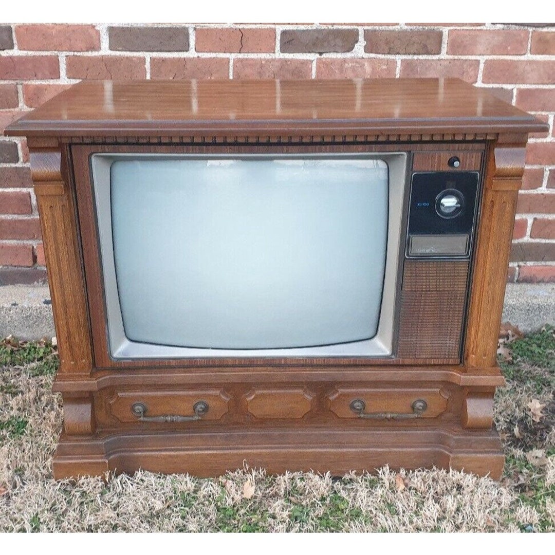 1979 RCA XL 100 GD688S Console Television Works Wood Free Etsy