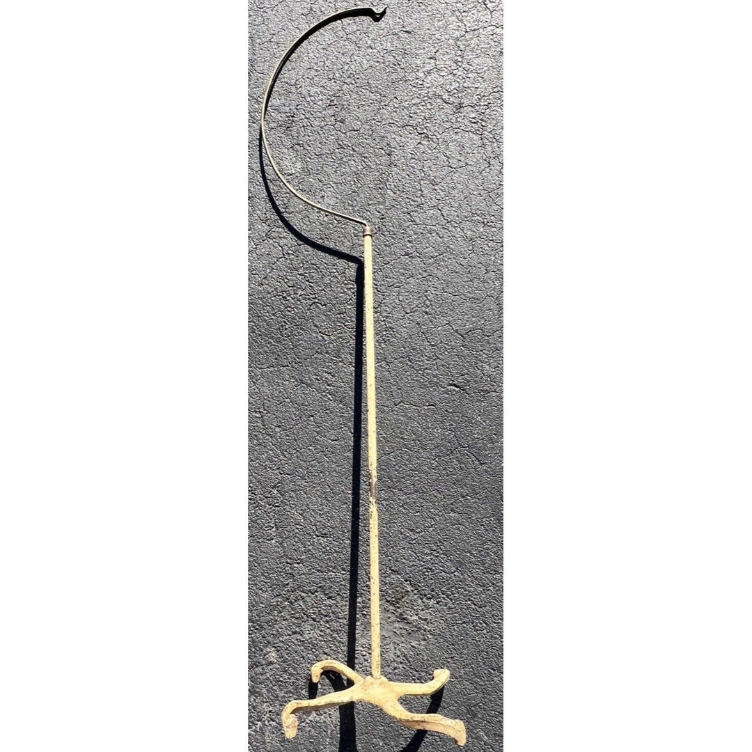 Hendryx 158 Cast Iron Bird Cage Stand/hoop/base 64 Antique Hanger Half