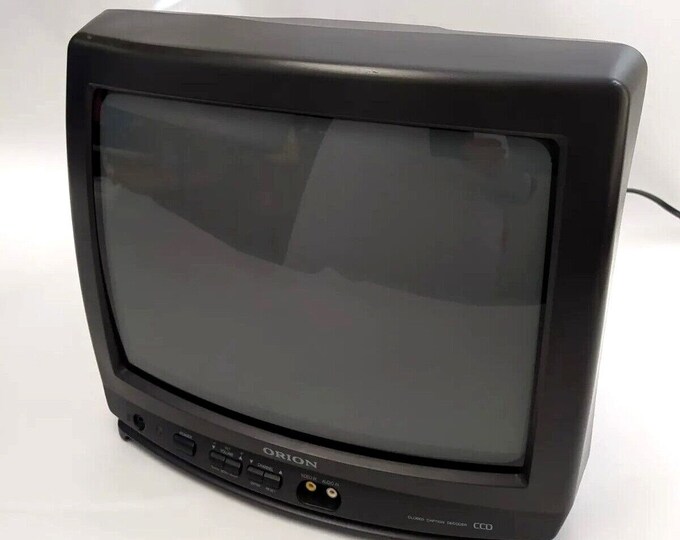 Orion 13 Color CRT TV Retro Gaming Television Tested Working TV1331