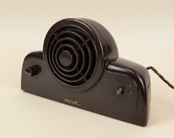 Rauland Amplicall 2100S Intercom Speaker Brown Bakelite Deco Industrial Rare Old
