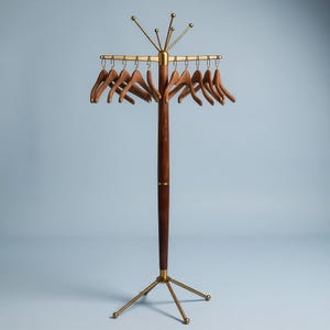 60s Gio Ponti Style Sculptural Coat/Hat Stand Hall Tree Sputnik Space Age MCM image 1