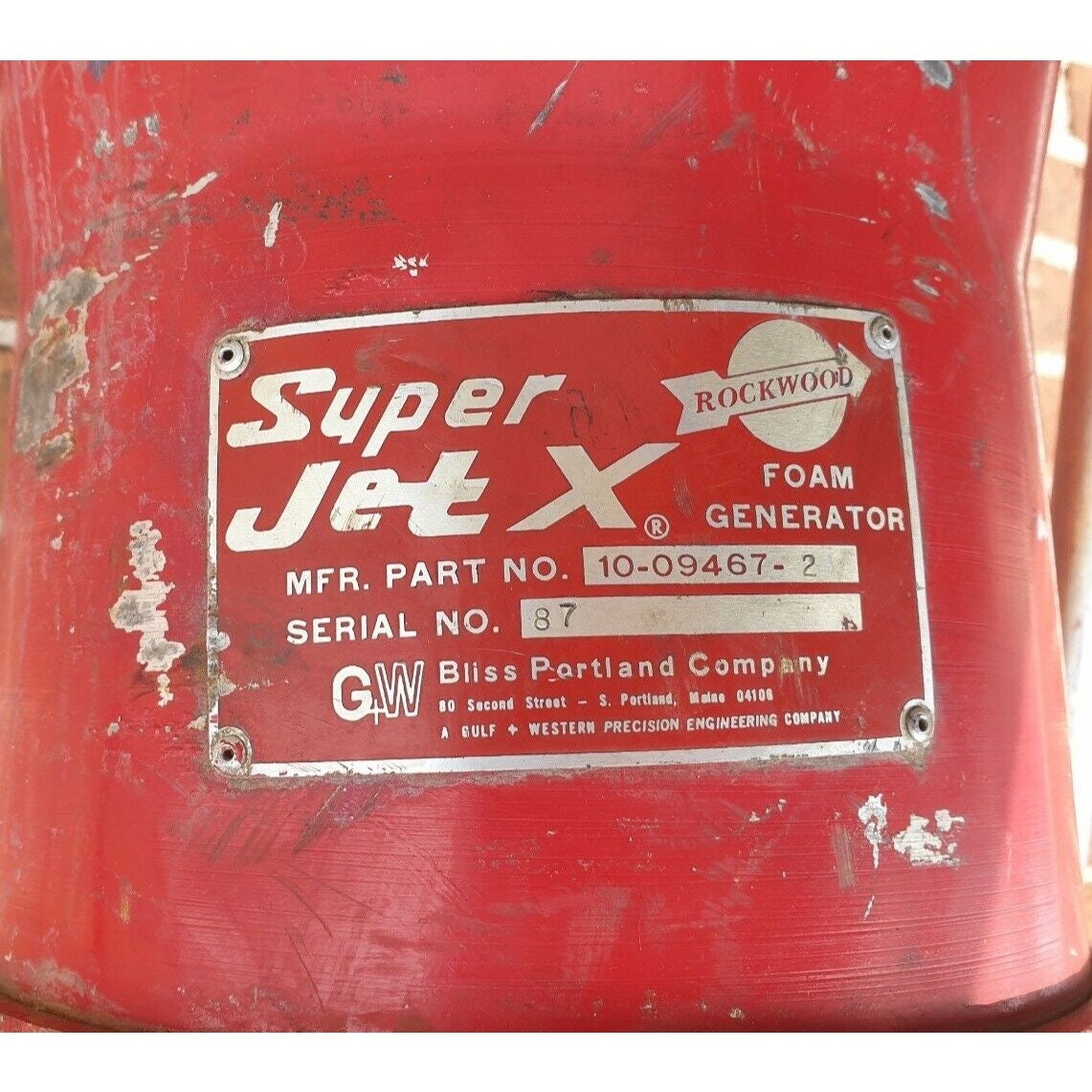 Super Jet-x Foam Generator With Akron Eductor 2958 - Vintage ...