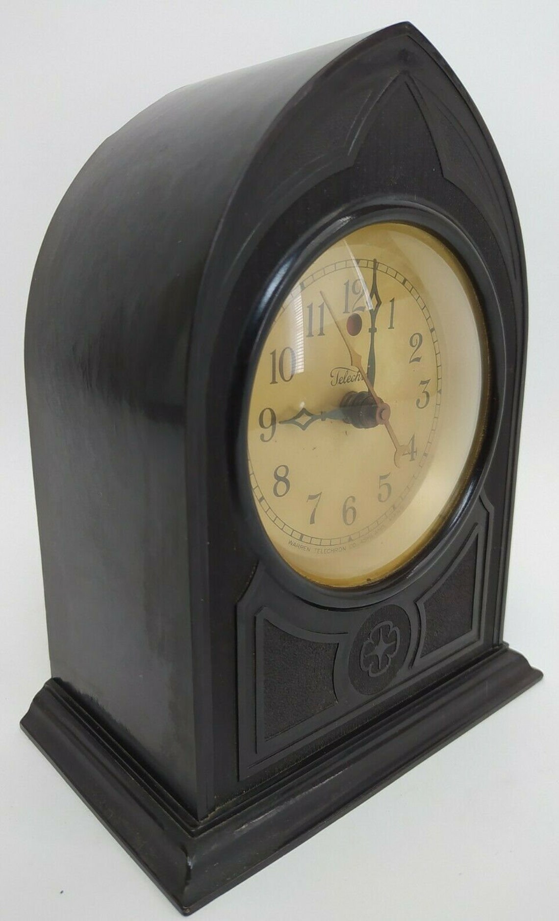 Warren Telechron B2 M1 Gothic Mantle Clock WORKS Bakelite Etsy