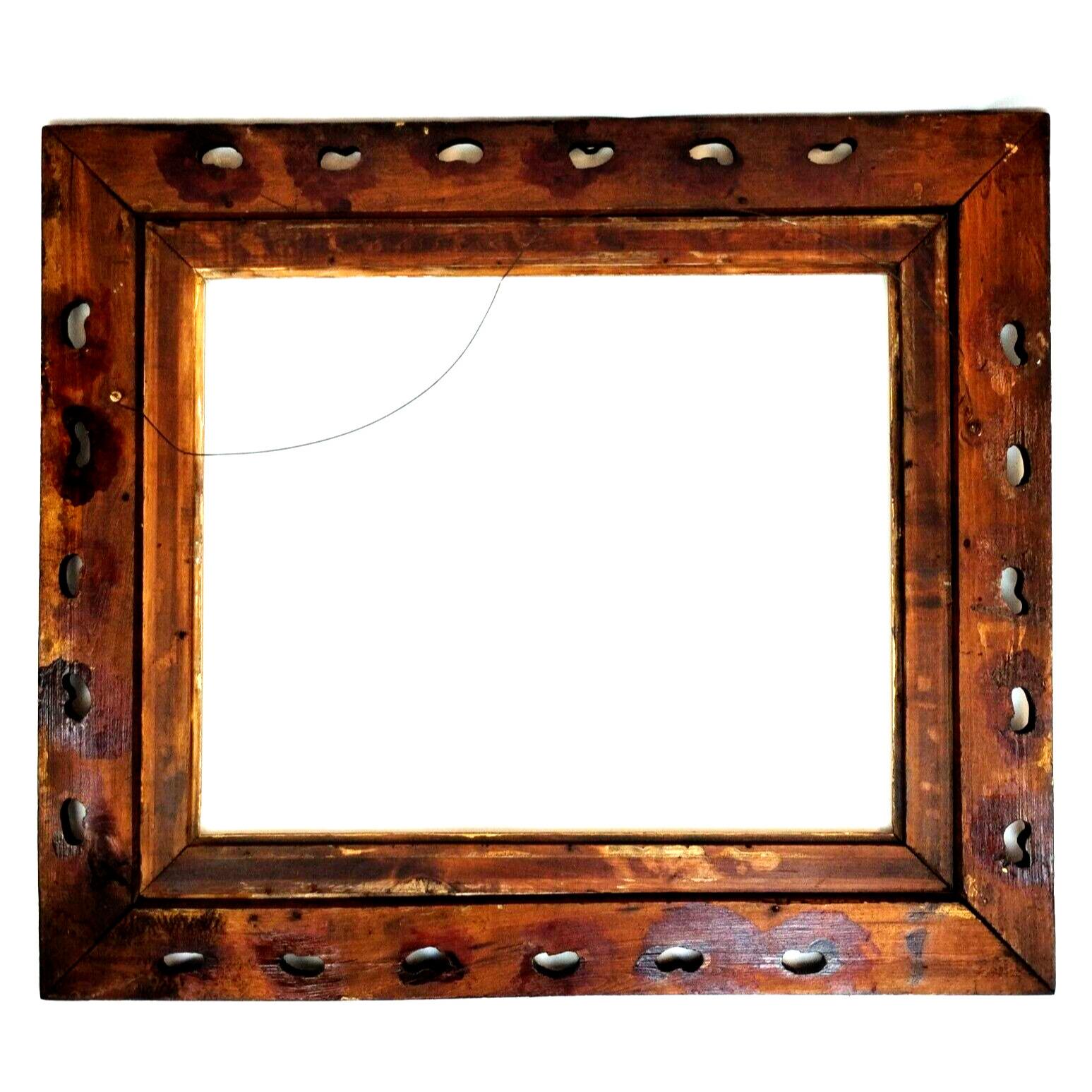 Antique Solid Wood Frame Gesso Ornate 30x26
