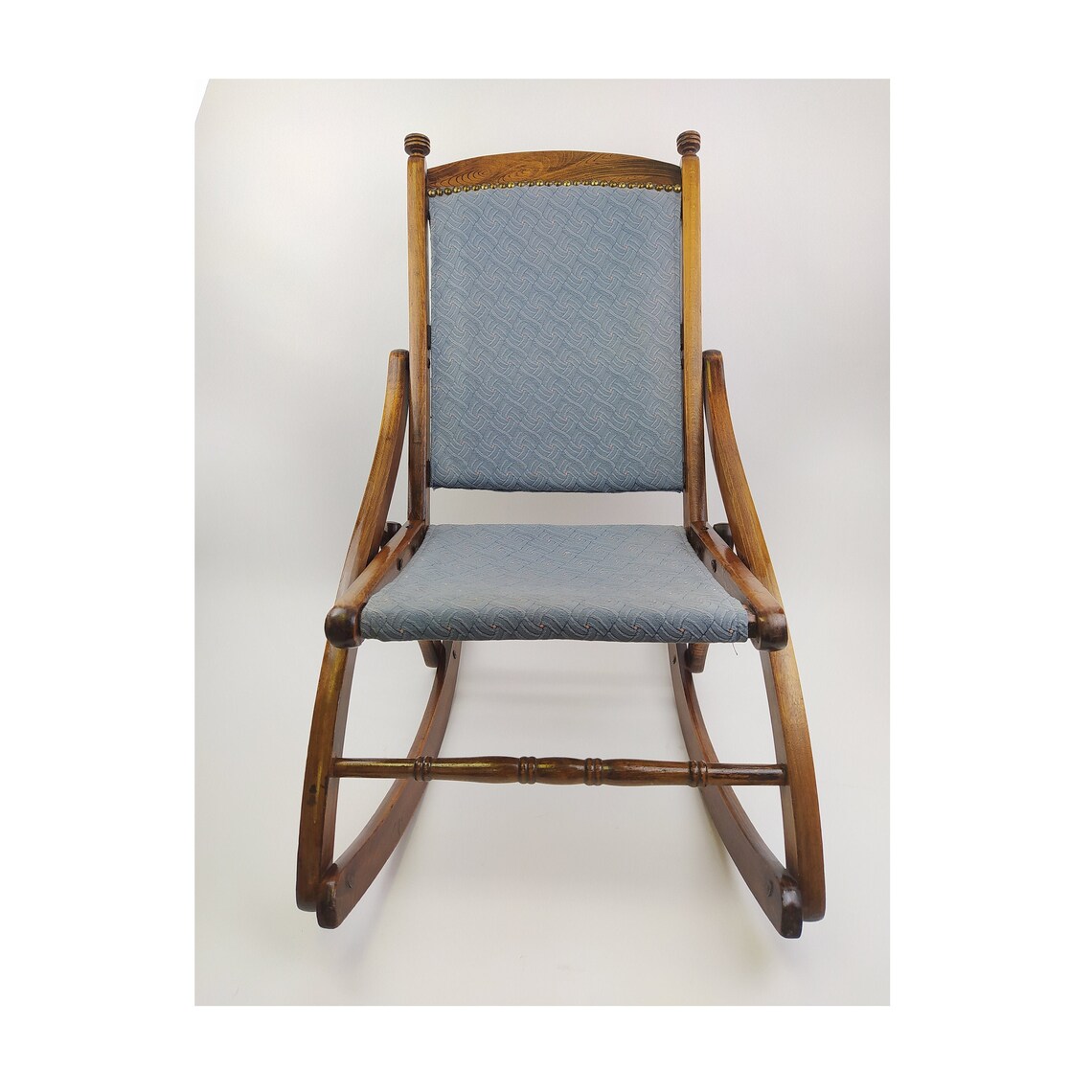 Antique Wooden Folding Rocking Chair 32'' Child/Small Etsy