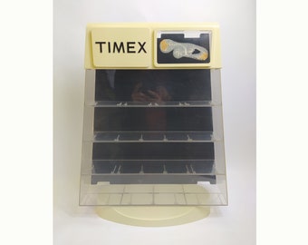 vintage timex display case