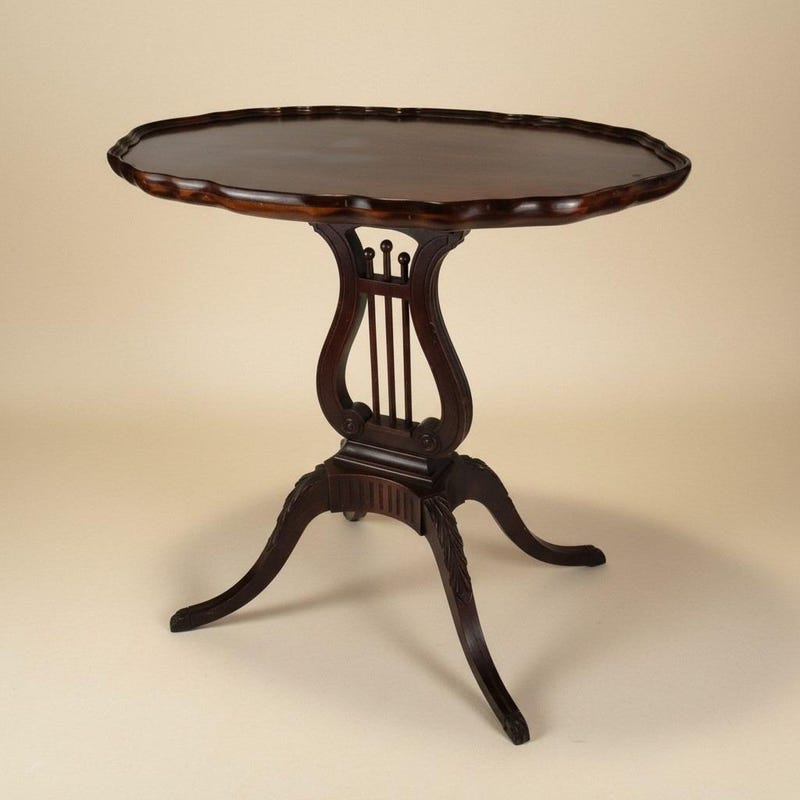 Pie Crust Table - Etsy