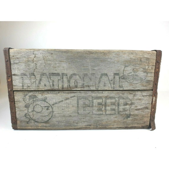 Boxes & Bins Wisconsin Brewery Storage Beer Bottle Barware Bar Decor