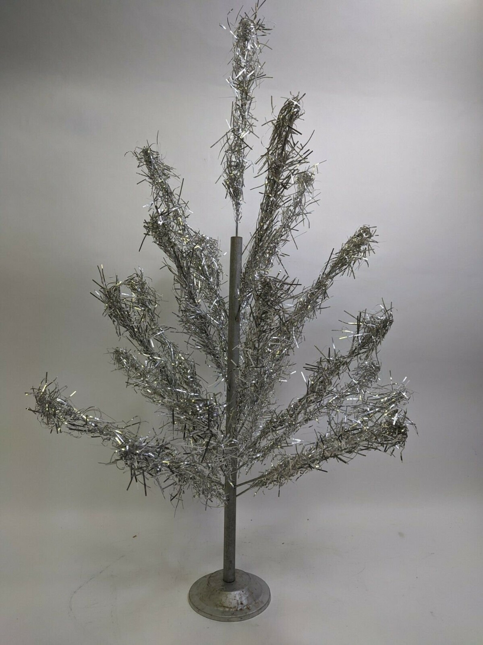 3ft Aluminum Tinsel Christmas Tree w/Color Wheel Rotating Etsy