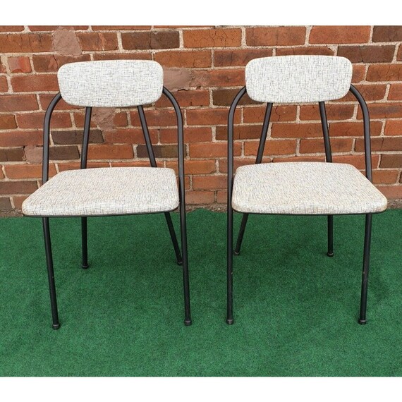 Pair of Hamilton Cosco Folding Chairs Stylaire Model 90 Black